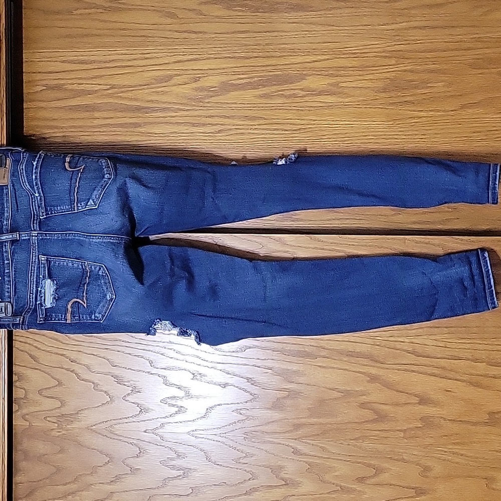 High Rise Jegging Ripped Stretch Seamless - Picture 2 of 5